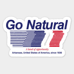Go Natural Sticker