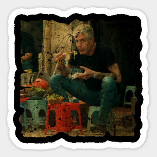 Anthony Bourdain - VINTAGE Sticker