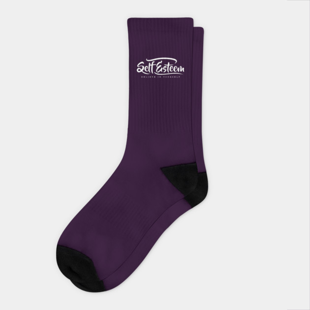 Self Esteem Socks by artslaves