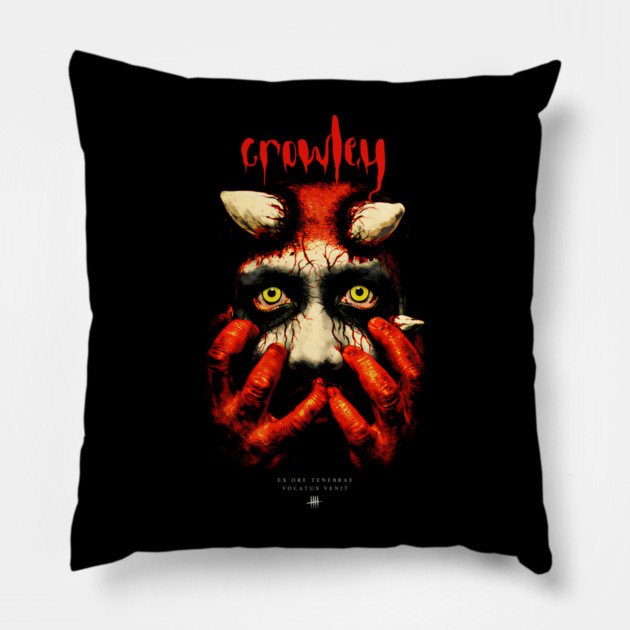 CROWLEY Pillow by artslaves