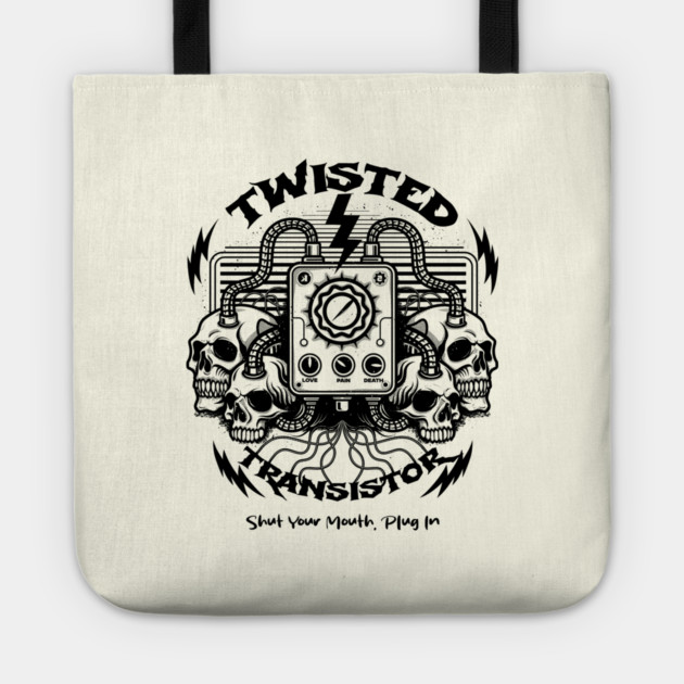TWISTED TRANSISTOR Tote by artslaves