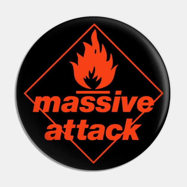 Massive Attack - Massive Attack - Pin | TeePublic
