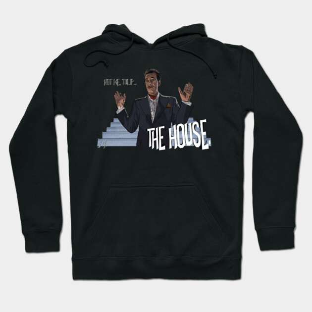 House on Haunted Hill: Not me, Tulip Hoodie by 51Deesigns