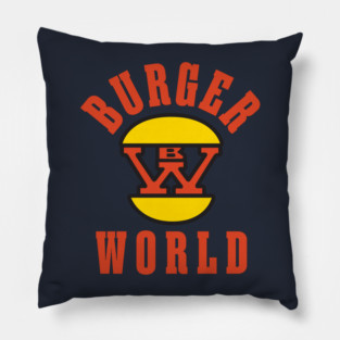 Burger World Pillow