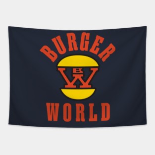 Burger World Tapestry