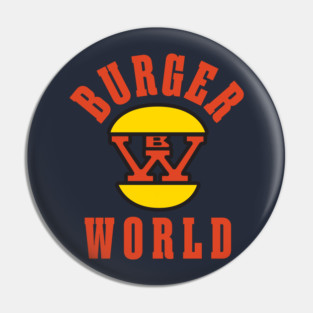 Burger World Pin
