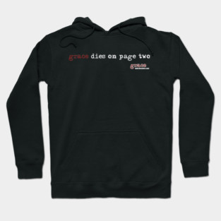 Grace dies on page two. Hoodie