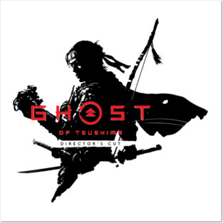 video game ghost of tsushima ninja for best print logo Posters and Art