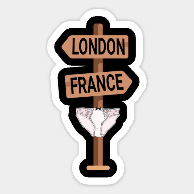I See London I See France funny signpost design Magnet by Luxinda