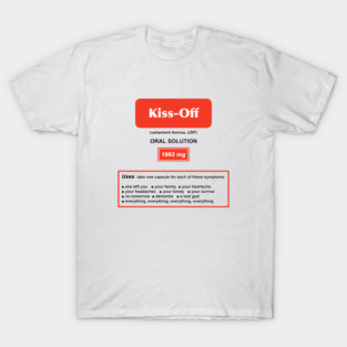 Violent Femmes "Kiss Off" Medicine Label (black text) T-Shirt