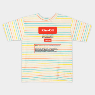 Violent Femmes "Kiss Off" Medicine Label (black text) Kids T-Shirt