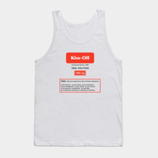 Violent Femmes "Kiss Off" Medicine Label (black text) Tank Top