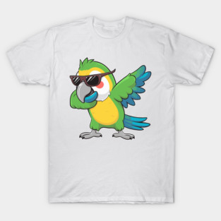 Dabbing Parrot T-Shirt