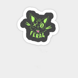 Feral Sticker
