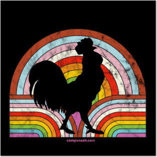 A cock of many colors Posters and Art