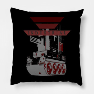Industrial Tank [red] Pillow