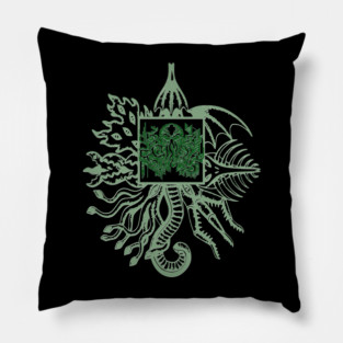 Cthulhu Mythos deities [green] Pillow
