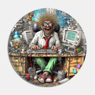 Computer Nerd Pin