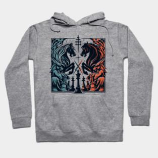 Epic Chess Battle Hoodie
