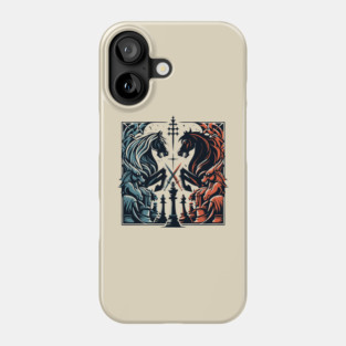 Epic Chess Battle Phone Case