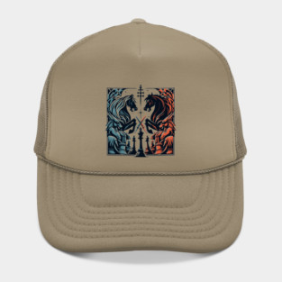 Epic Chess Battle Hat