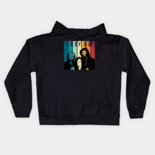 Retro bee gees Kids Hoodie