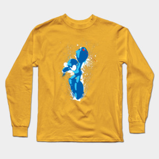 Mega Man Splatterfest Long Sleeve T-Shirt