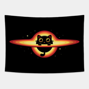 Kitty Event Horizon Tapestry