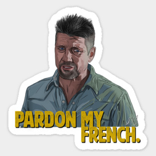 Tremors: Pardon My French Sticker