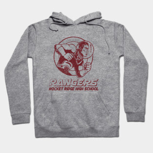 Rocky Ranger, Maroon Logo Hoodie