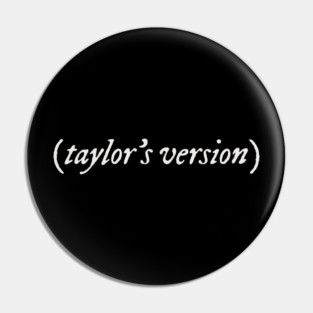 Taylors Version ttpd Pin