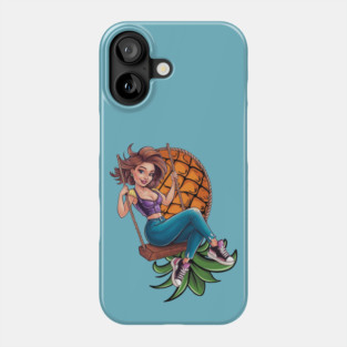 Swinger Cutie swinging Phone Case