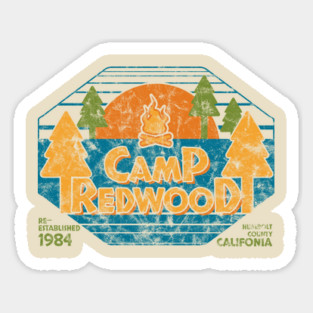 Camp Redwood Sticker