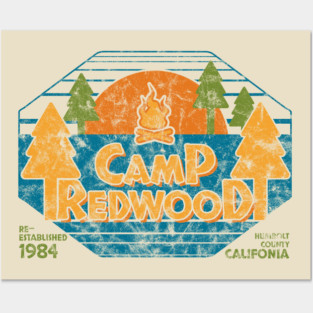Camp Redwood Posters and Art