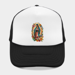 Our Lady of Guadalupe with Flowers Hat
