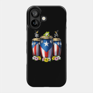 Puerto Rico Boricua Drums Phone Case