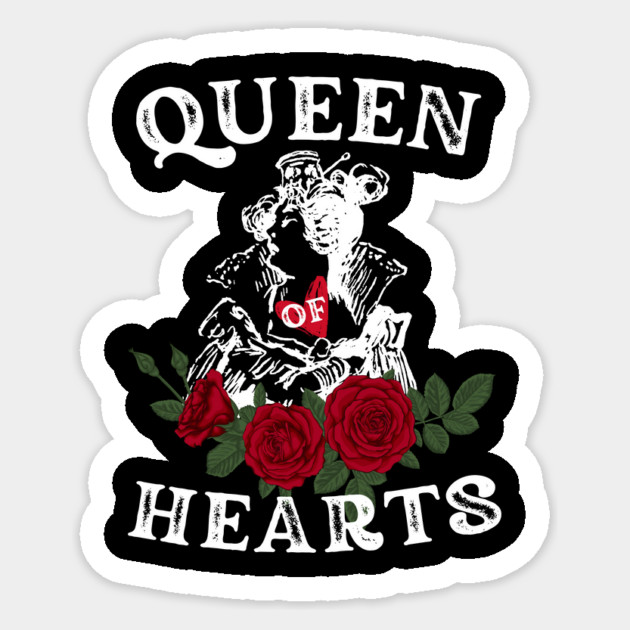Queen Of Hearts Sticker by The WYLD Tribe