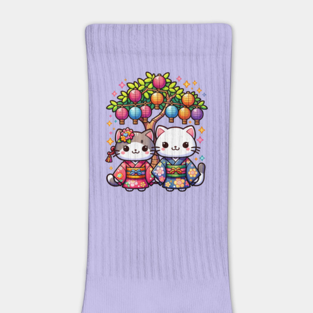 Tanabata Kittens in Kimonos by HolidayBug