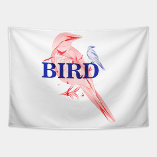 Bluebird Standing Tapestry