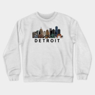 Detroit Skyline Crewneck Sweatshirt