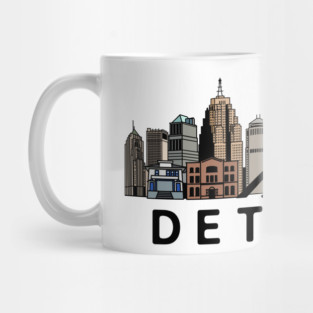 Detroit Skyline Mug