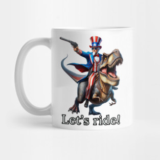Uncle Sam Let's Ride Mug