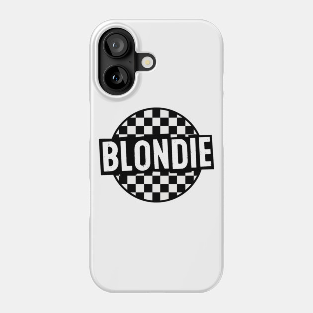 Blondie Checkerboard Design Phone Case by Timeless Chaos