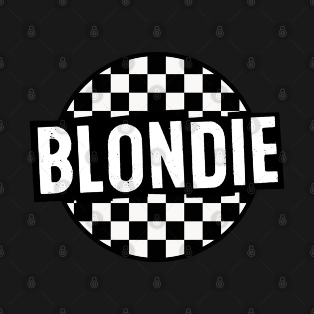 Blondie Checkerboard Design by Timeless Chaos