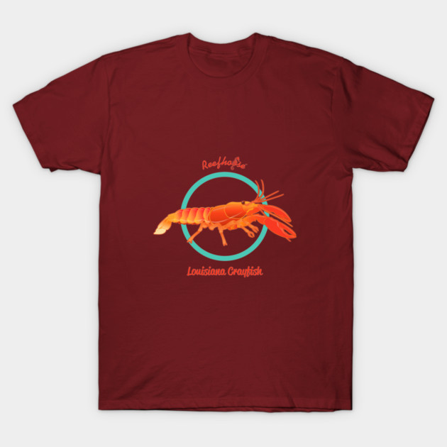 Louisiana Crayfish T-Shirt by Reefhorse