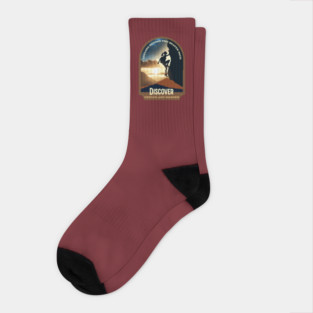 Explore Beyond the Beaten Paths Socks