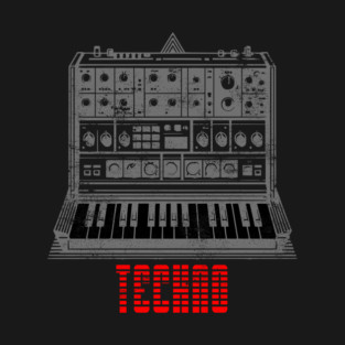 Techno Synth [gray variant] T-Shirt