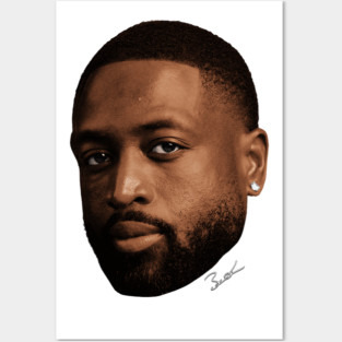 Dwyane Wade Big Face Posters and Art