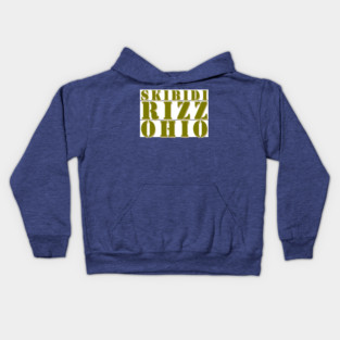 Skibidi Rizz Ohio Kids Hoodie