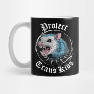 Protect Trans Kids Possum Mug